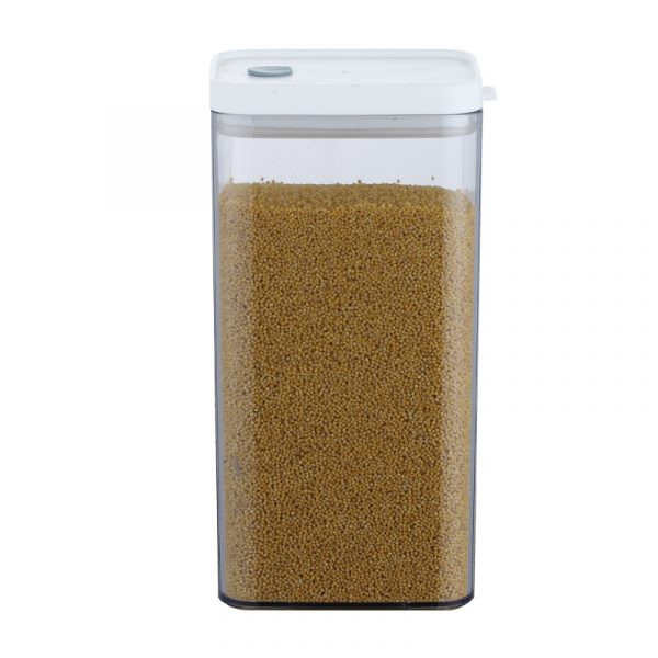 Stackable Square Moisture-proof Plastic Airtight Jar for Cereal - 图片 5
