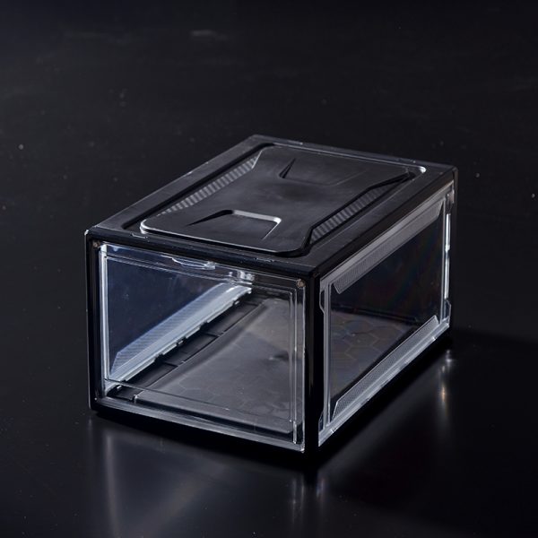 Plastic Shoe Box Storage with Magnetic Door - 图片 6
