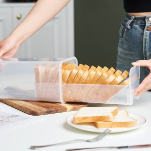 Airtight Bread Keeper Storage Container – Food Safe, Space-Saving, Keeps Bread Fresher Longer